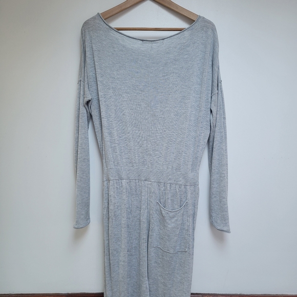We The Free Gray Lucca Knit Loungewear Comfy Neutral Casual Jumpsuit Size S - Picture 10 of 14